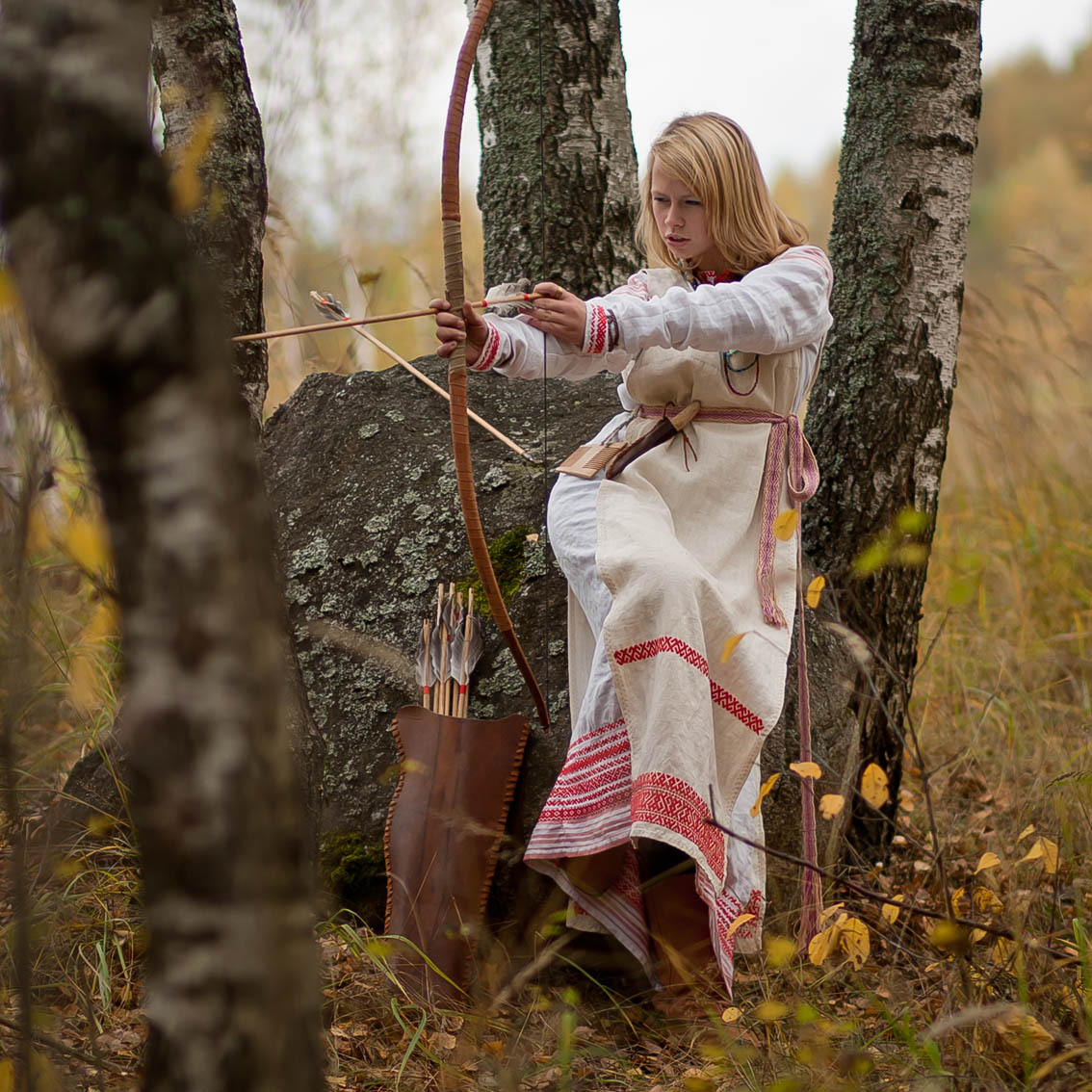 Sexy photo Girls in Slavic costumes in Jacksonville